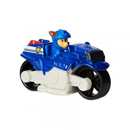 Set figurina cu vehicul Paw Patrol True Metal - MotoPups Chase,7cm