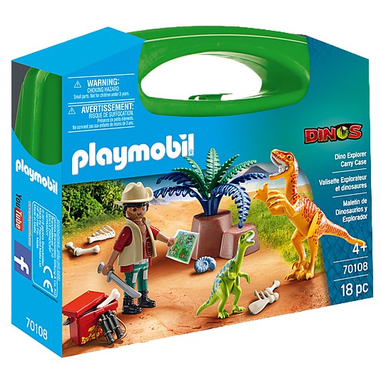 Playmobil Dinos - Set portabil - Dinozauri