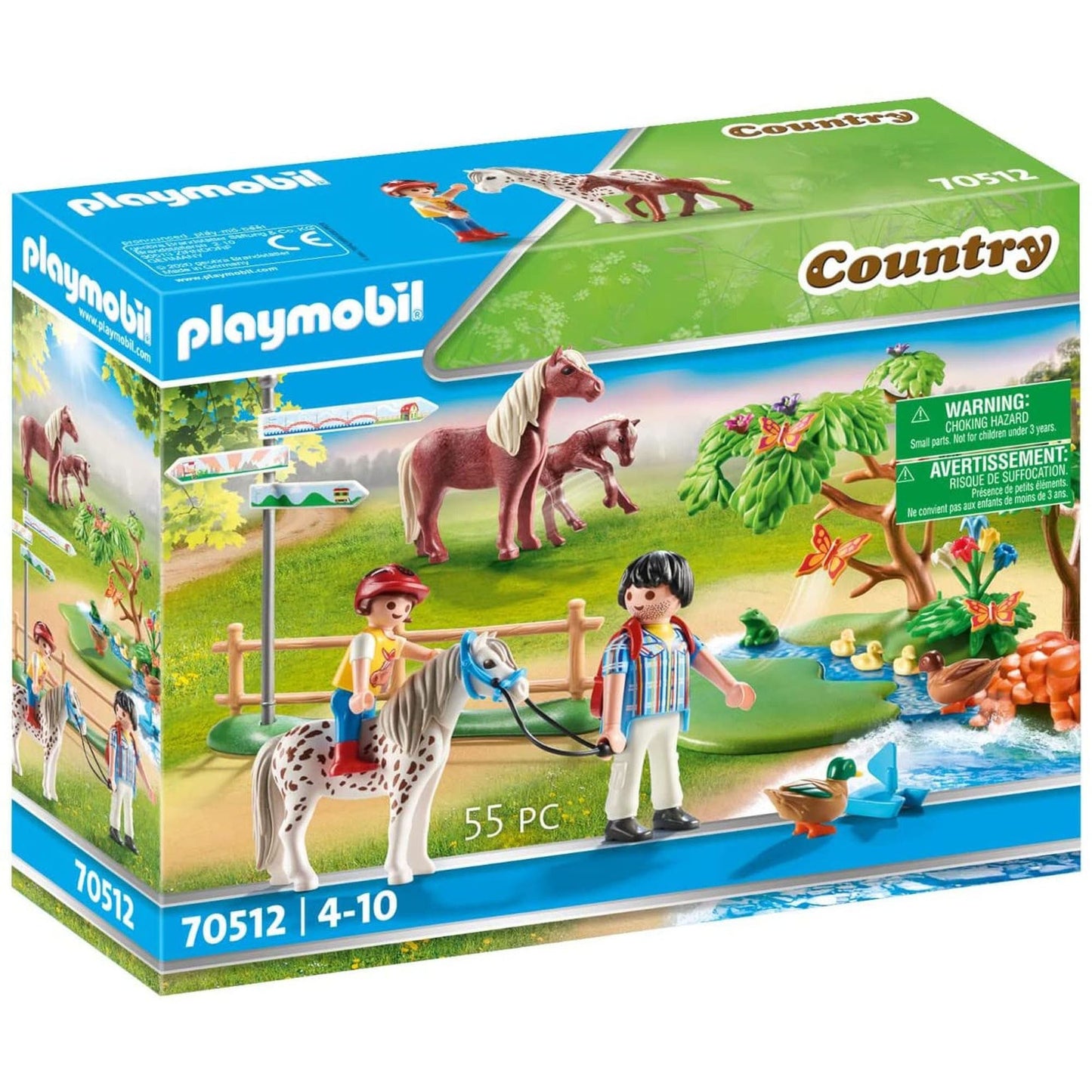 Playmobil Country - Pony Farm, Aventura calare pe ponei