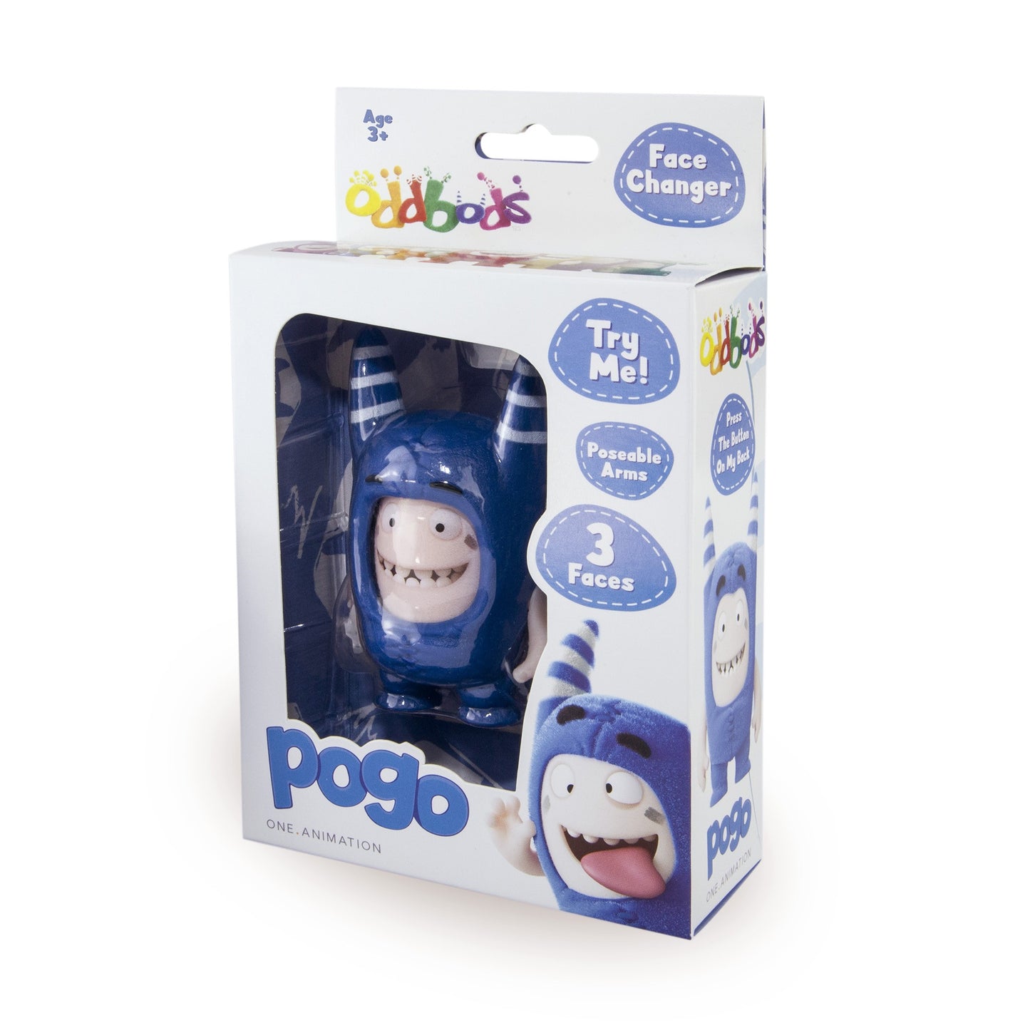 Figurina FaceChanger Oddbods, Pogo