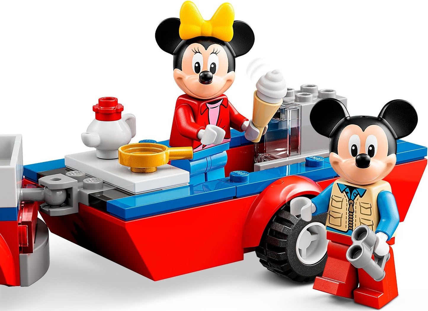 Set de constructie LEGO Disney Mickey and Friends Camping cu Mickey Mouse si Minnie Mouse 10777, 103 piese
