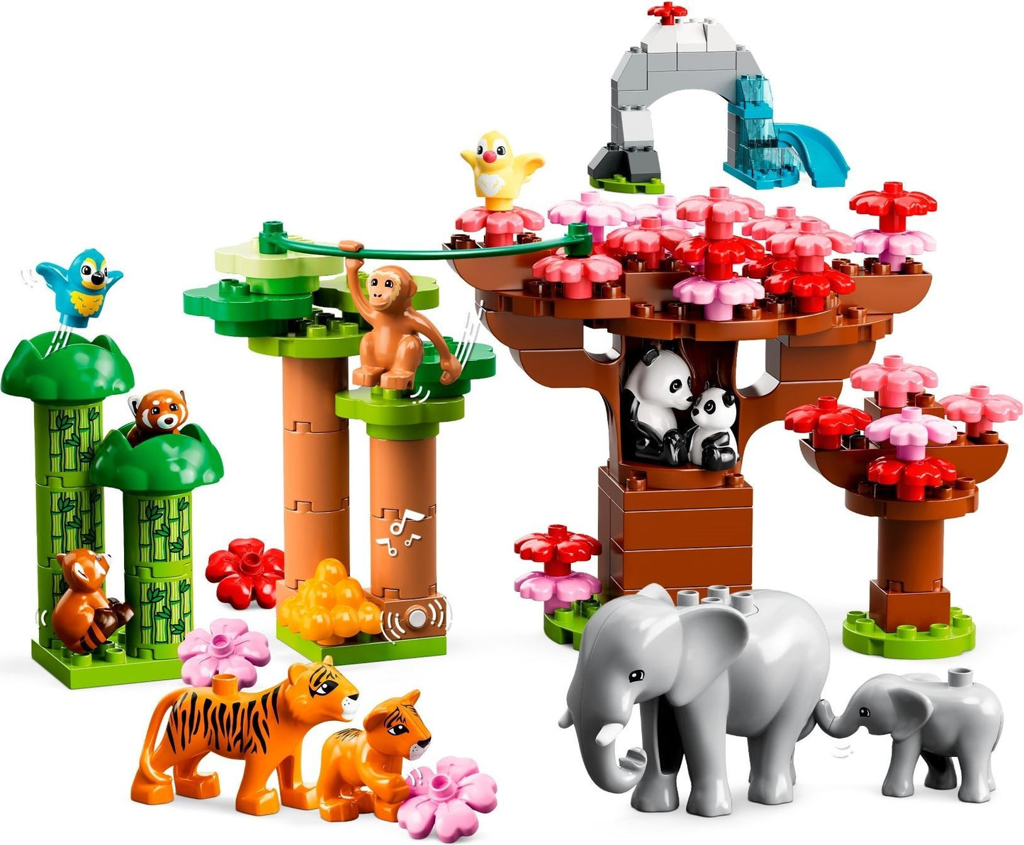 Set de constructie LEGO Duplo - Animale din Asia 10974