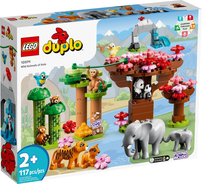 Set de constructie LEGO Duplo - Animale din Asia 10974