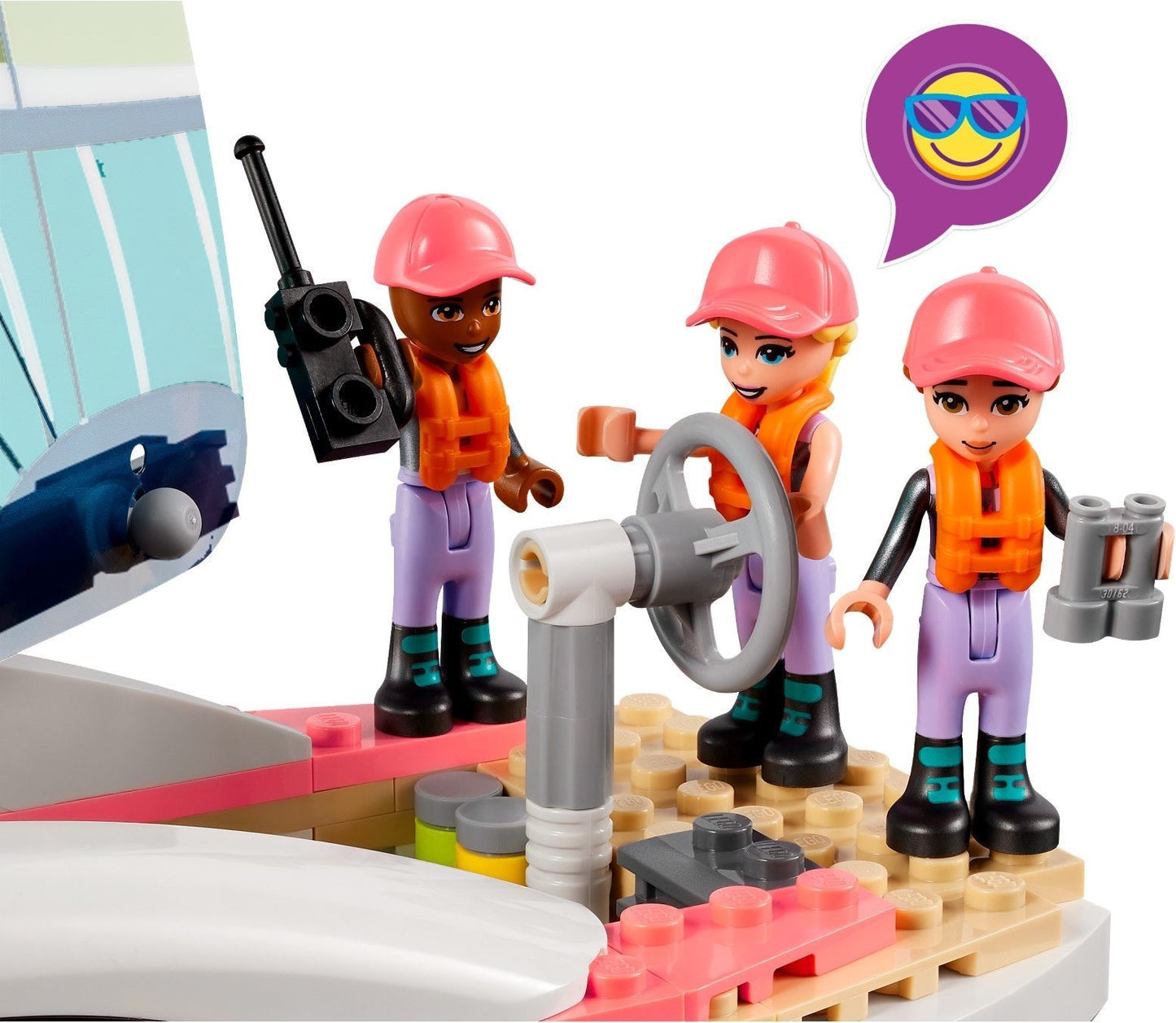Set de constructie LEGO Friends Aventura nautica a lui Stephanie 41716, 304 piese