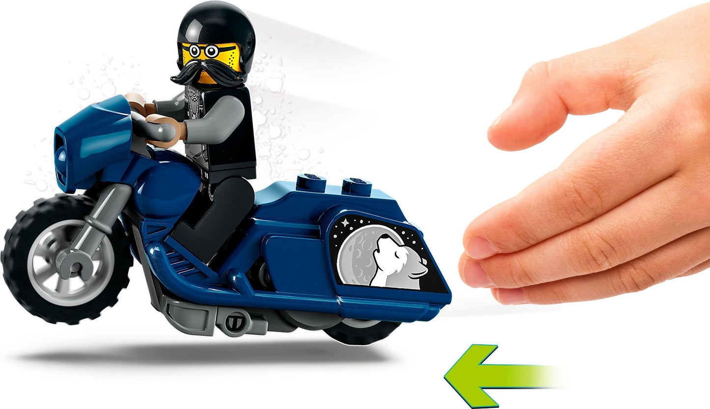 LEGO City - Motocicleta de cascadorii 60331, 10 piese
