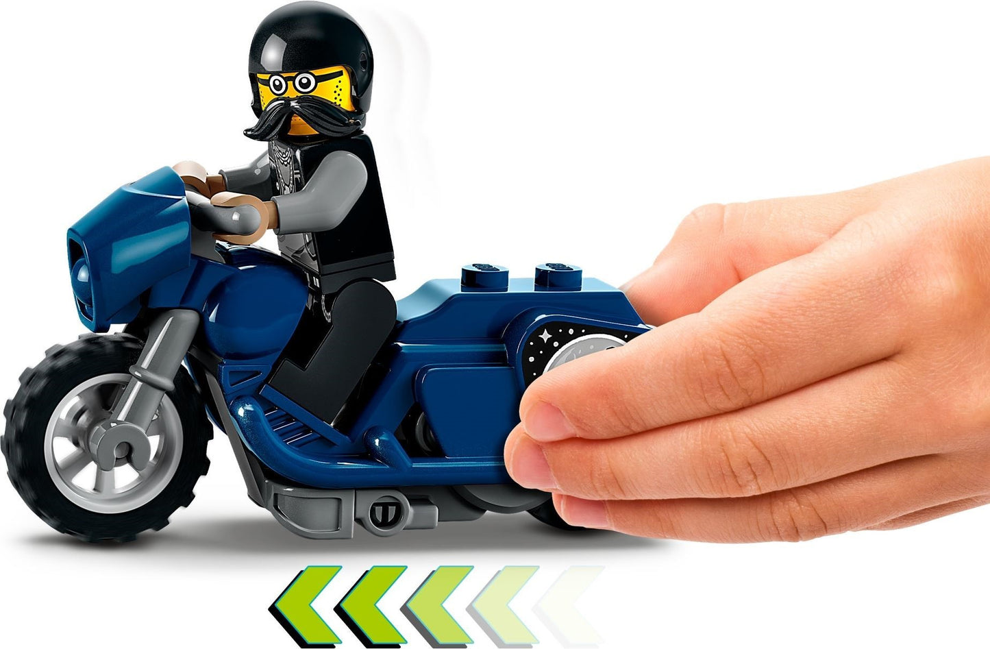 LEGO City - Motocicleta de cascadorii 60331, 10 piese