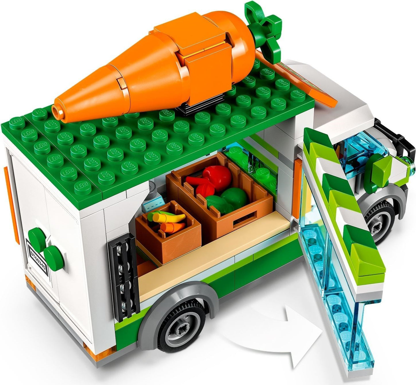 LEGO City - Furgoneta fermierului 60345, 310 piese