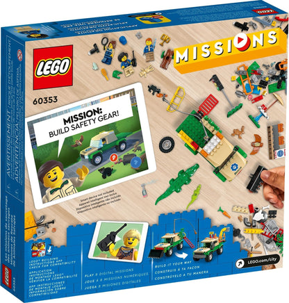 LEGO City - Misiuni de salvare a animalelor salbatice 60353, 246 piese