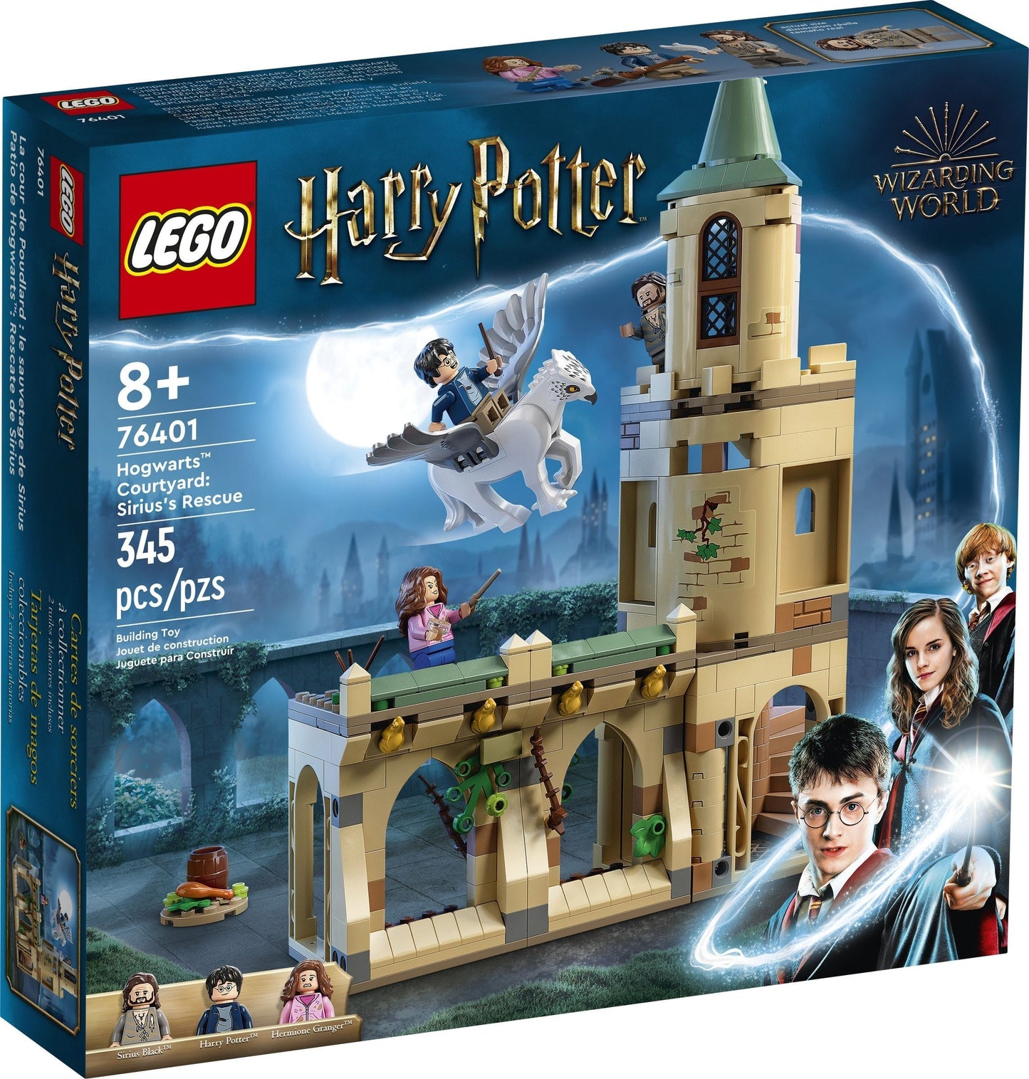 LEGO Harry Potter - Curtea Hogwarts : Salvarea lui Sirius 76401, 345 piese