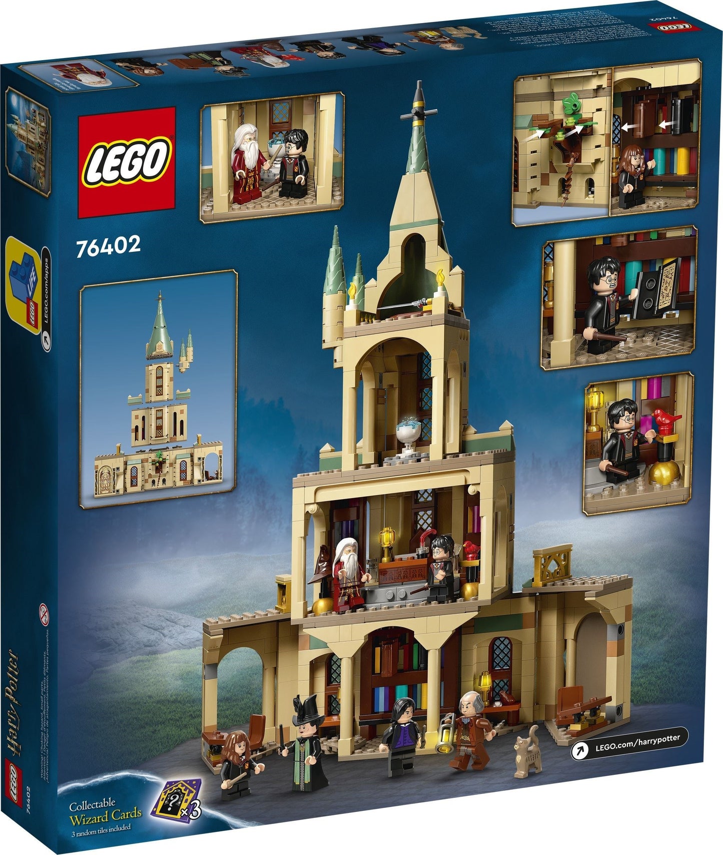 LEGO Harry Potter - Hogwarts: Biroul lui Dumbledore 76402, 654 piese