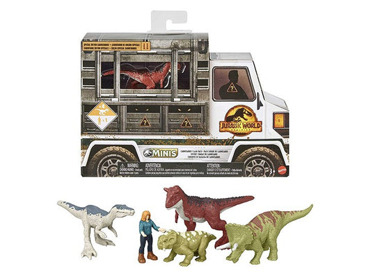 Set de Joaca Jurassic World - Carnotaurus Clash, 5 figurine
