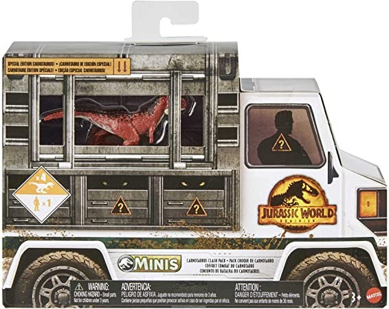 Set de Joaca Jurassic World - Carnotaurus Clash, 5 figurine