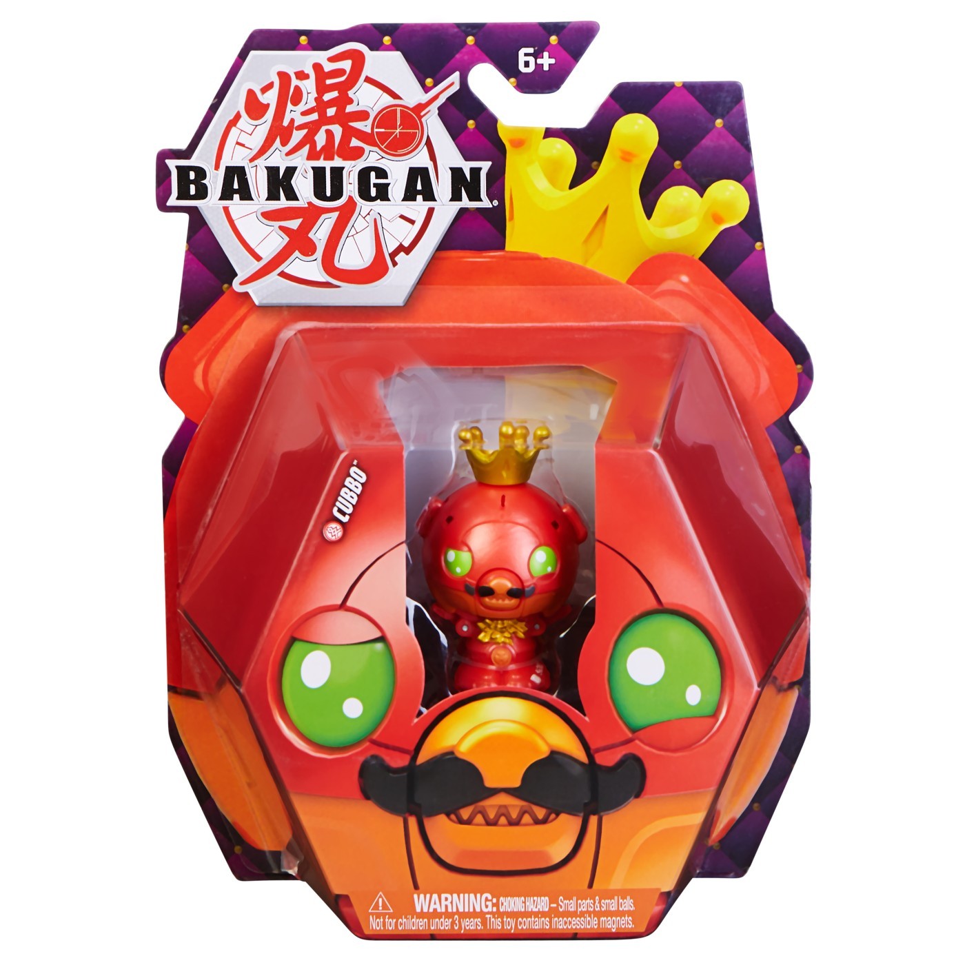 Figurina Bakugan Cubbo - King Rosu