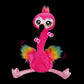 Jucarie de plus interactiva Frankie flamingo dansator, 38 cm, Pets Alive