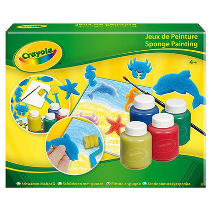 Set pictura cu bureti Crayola, 31 piese, 6 x 24 x 19 cm