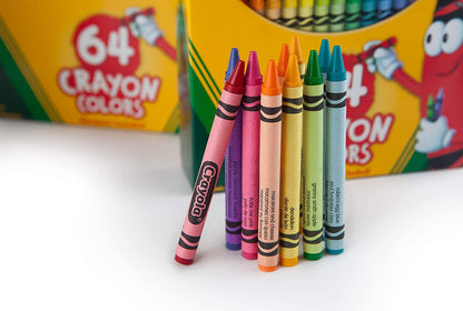 Set Creioane Cerate Crayola Lavabile, 64 Culori, 14 x 12 cm