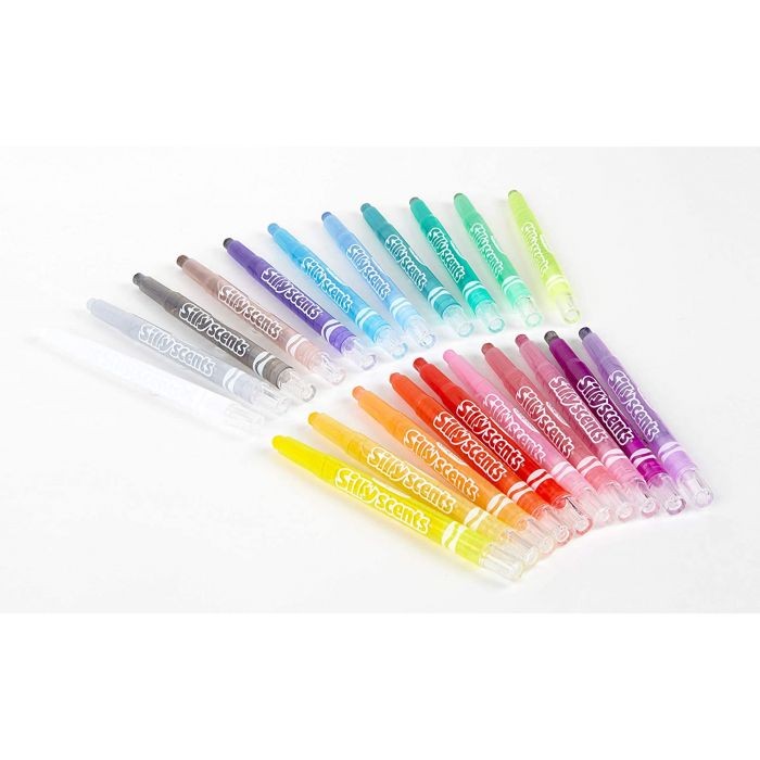 Set Crayola 21 Creioane Colorate Retractabile cu Arome