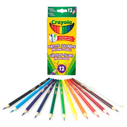 Set Creioane Colorate Crayola, 12 Culori, ?0.8 x 9 x 21.2 cm