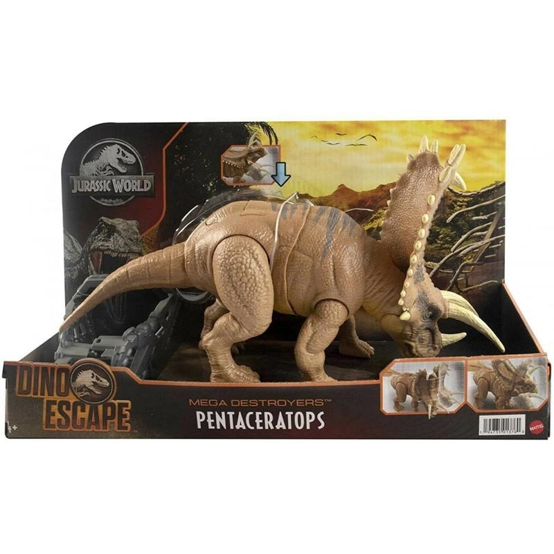 Figurina Mattel Jurassic World 3 Mega Destroyers - Dinozaur Pentaceratops