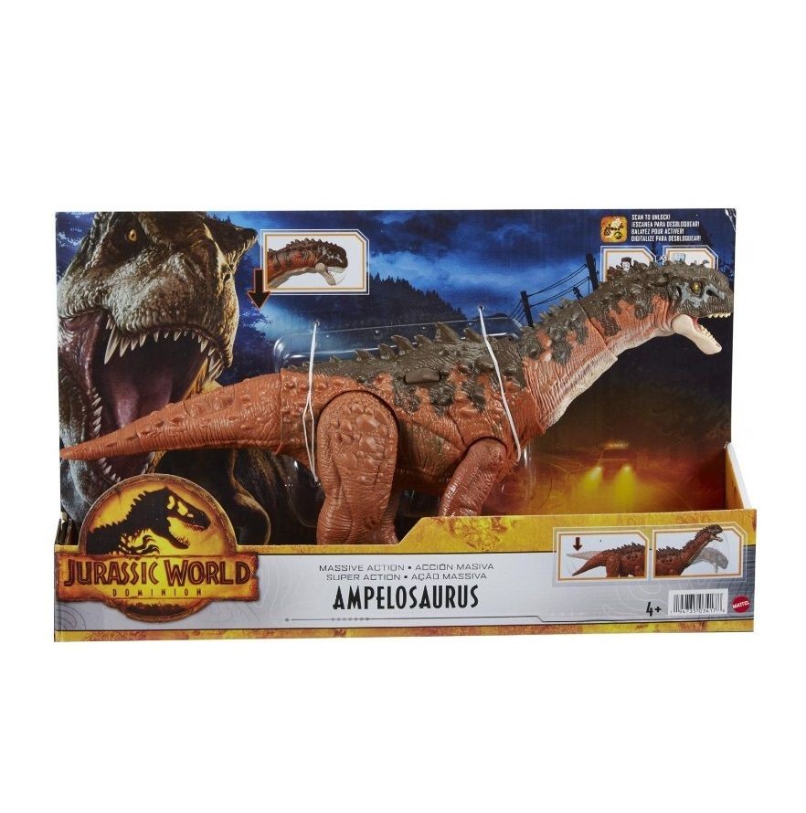 Figurina Jurassic World Dominion Ampelosaurus, 35 cm