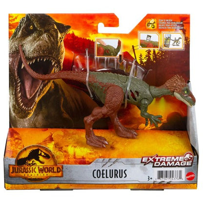 Figurina Jurassic World Battle Scars Coelurus, 17 cm