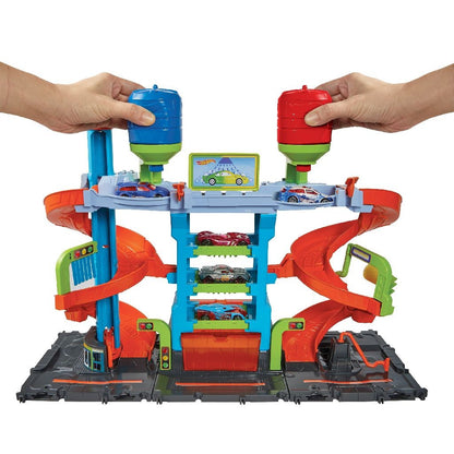 Set de joaca Hot Wheels Mega Tower Car Wash, 57 x 7 x 35 cm