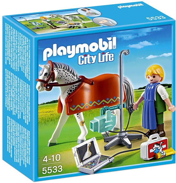 Playmobil - Căluț cu Tehnician X-Ray