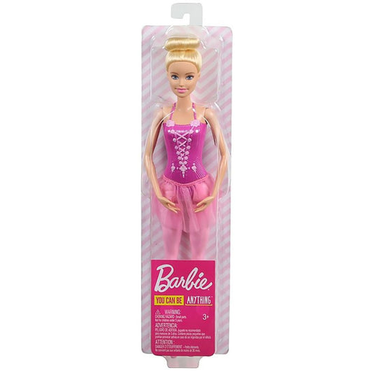 Barbie Păpuşă balerină blondă în rochie roz, GJL59