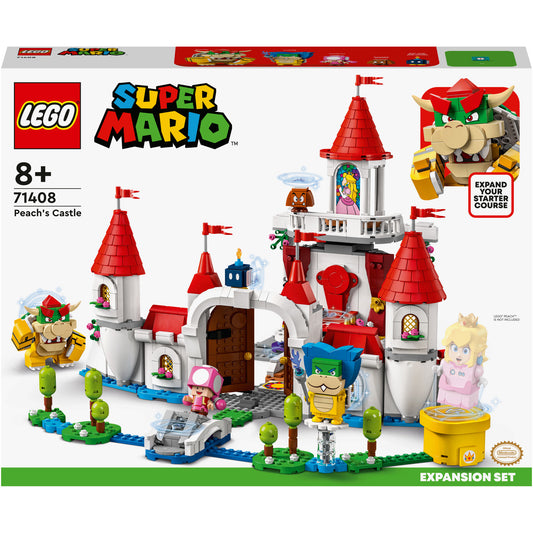 LEGO® Super Mario™ - Set de extindere - Castelul lui Peach 71408, 1216 piese